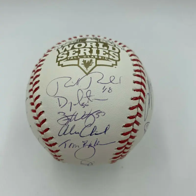 2012 Detroit Tigers Team Signed World Series Baseball With JSA COA