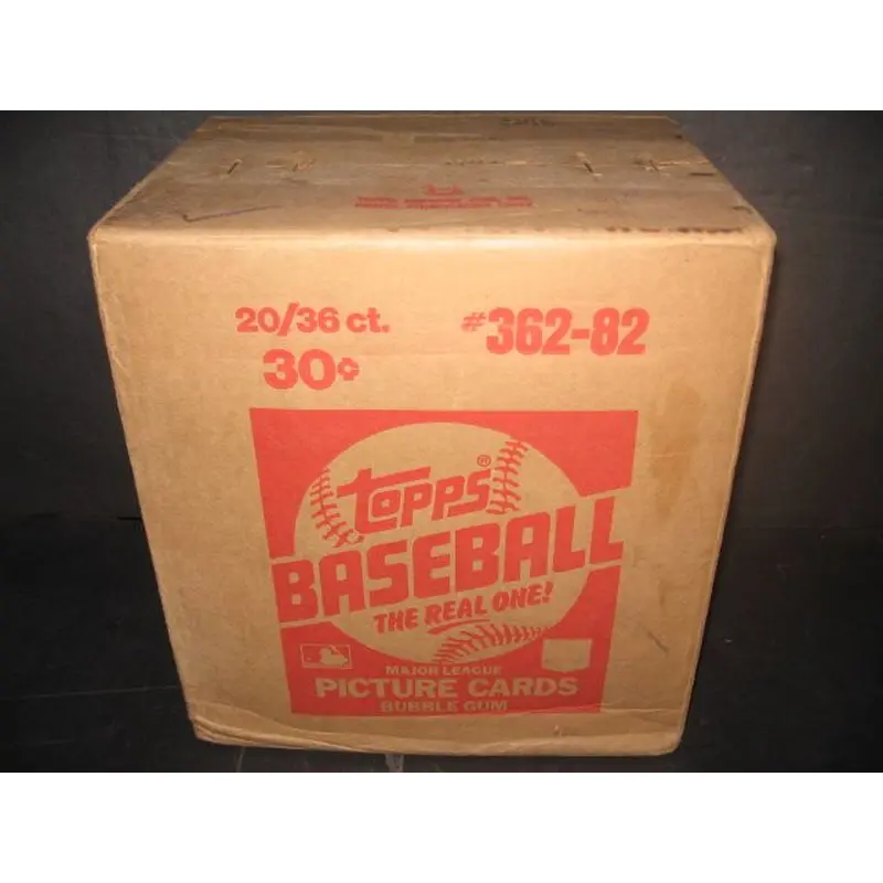 1982 Topps Baseball Unopened Wax Case (20 Box) (Sealed)
