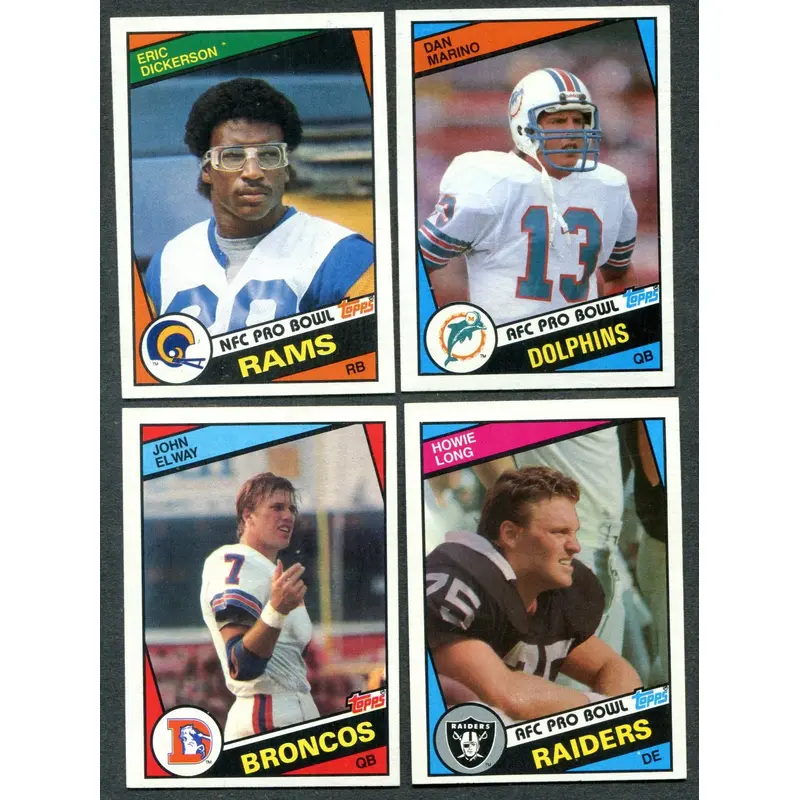 1984 Topps Football Complete Set NM (396) (23-266)