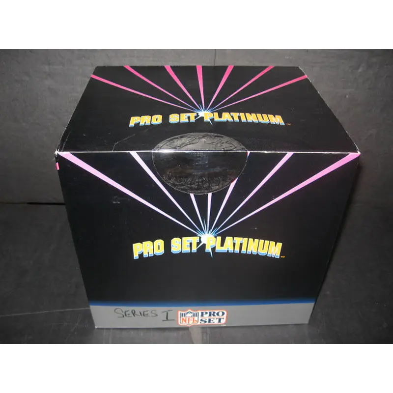 1991 Pro Set Platinum Football Series 1 Case (10 Box)
