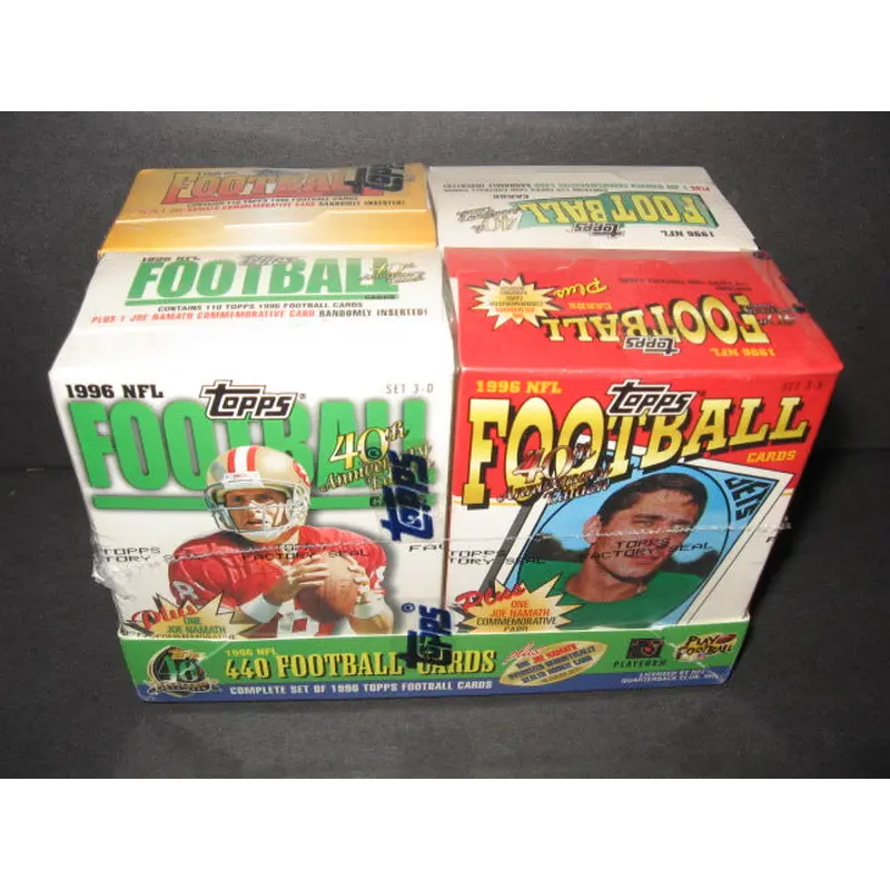 1996 Topps Football Factory Set (Cereal Box)
