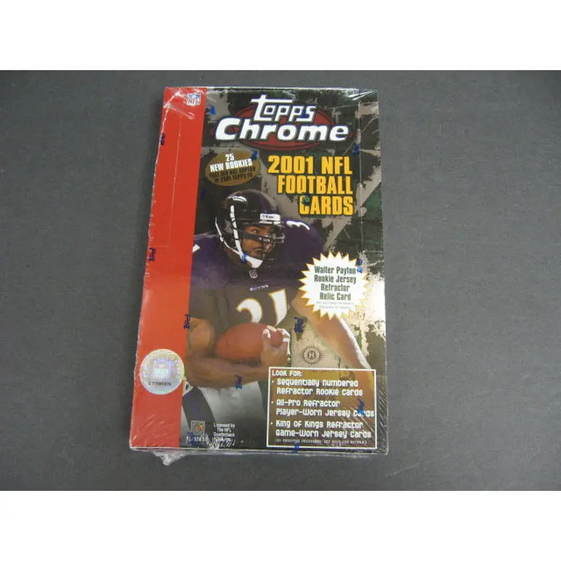 2001 Topps Chrome Football Box (Hobby)