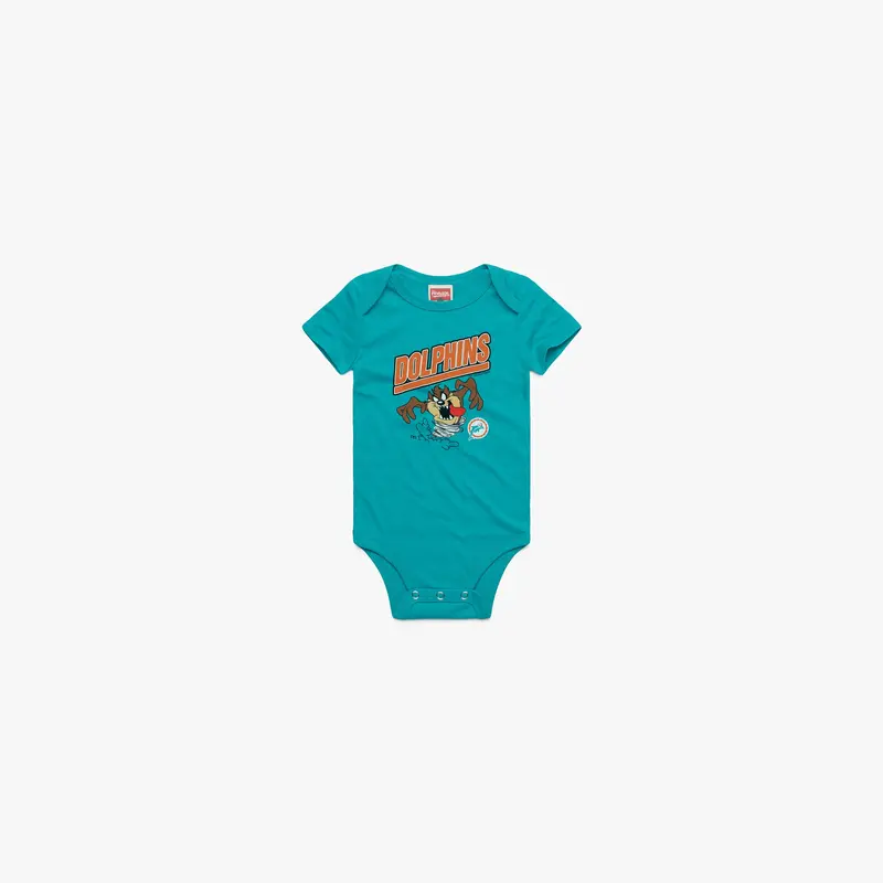 Looney Tunes Taz x Miami Dolphins Baby One Piece