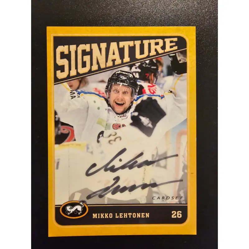 2013-14 Cardset Signature - Mikko Lehtonen /128