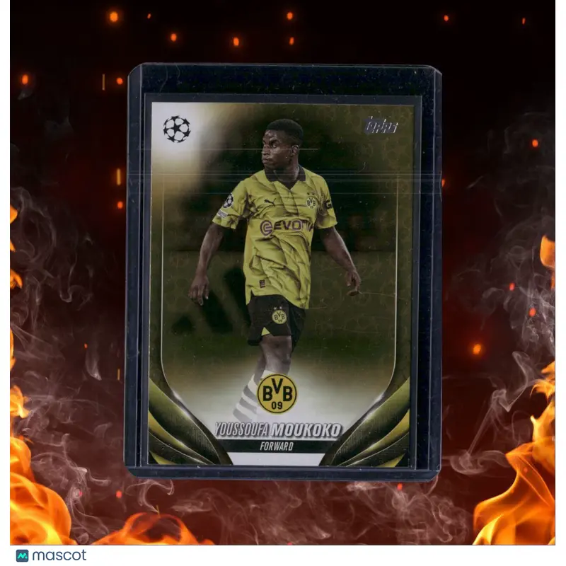2024 Topps UEFA Youssoufa Moukoko Yellow #157