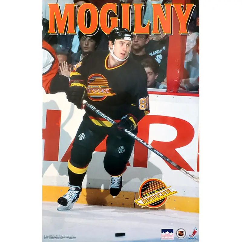 Alexander Mogilny "Action" Vancouver Canucks Poster - Starline 1996