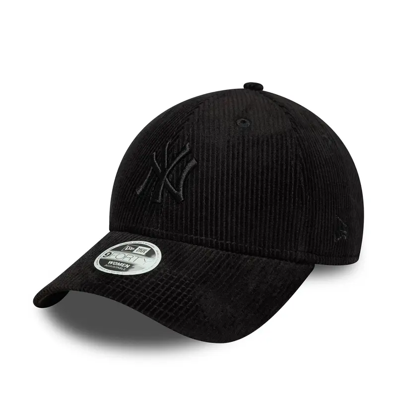 New York Yankees Womens MLB Cord Black 9FORTY Adjustable Cap