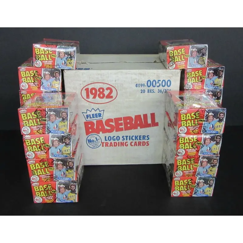 1982 Fleer Baseball Unopened Wax Case (20 Box)