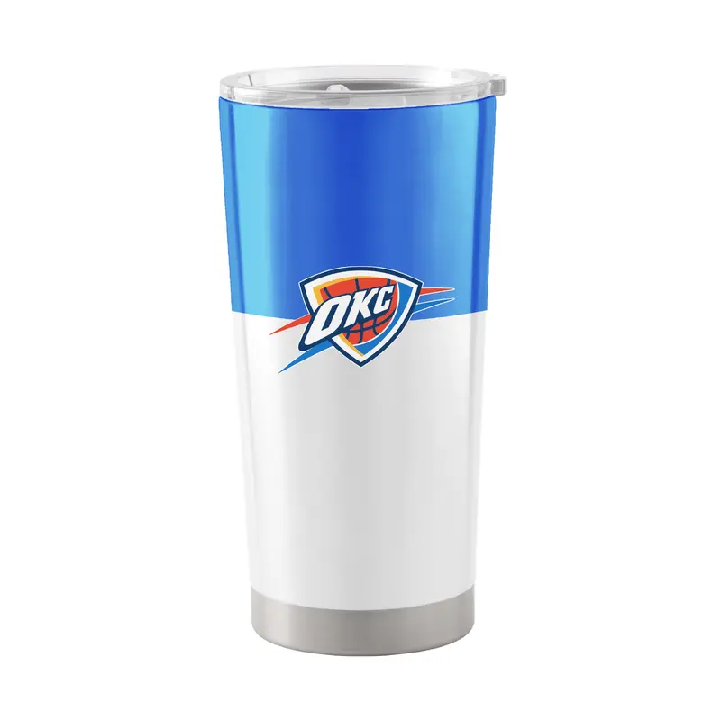 Oklahoma City Thunder 20oz Colorblock Stainless Tumbler