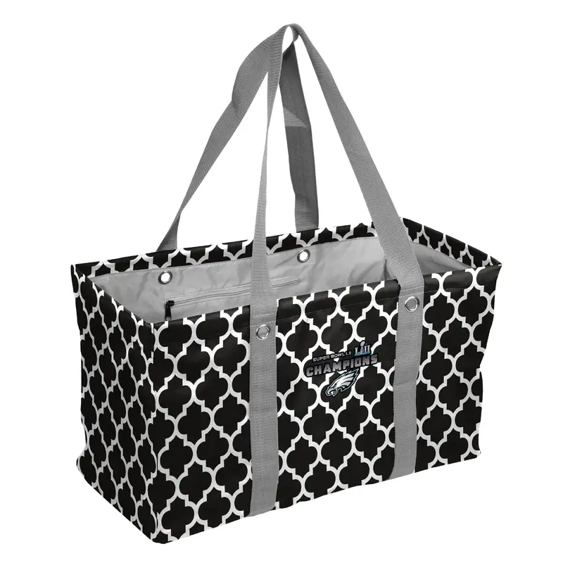 Super Bowl Champions 2018 Philadelphia Eagles Quatrefoil Picnic Caddy
