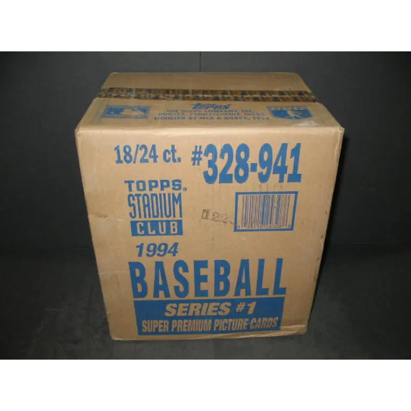1994 Topps Stadium Club Baseball Series 1 Case (18 Box)
