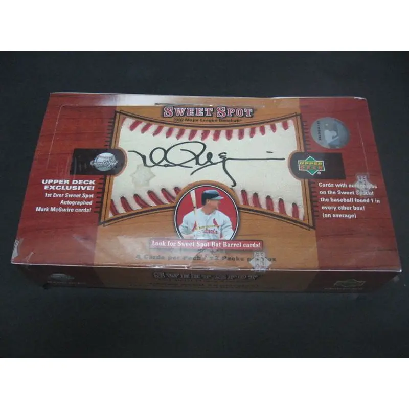 2002 Upper Deck Sweet Spot Baseball Box (Hobby)