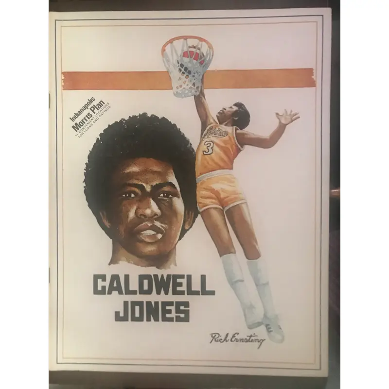 1975-76 Spirits of St. Louis vs Indiana Pacers ABA Basketball Program