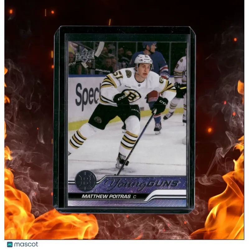 2023-24 Upper Deck Matthew Poitras Young Guns (B) Rookie #478