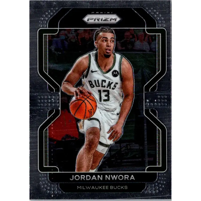 2021 Panini Prizm Blue Jordan Nwora #80