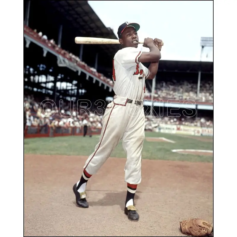 Hank Aaron 8X10 Photo - 1954 Milwaukee Braves - 934