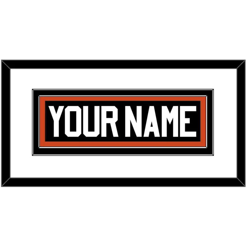 Philadelphia Nameplate - Road White - Double Mat 1