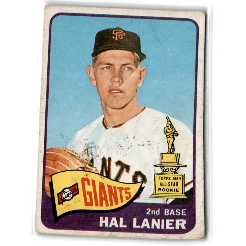 1965 Topps Hal Lanier #118 Rookie