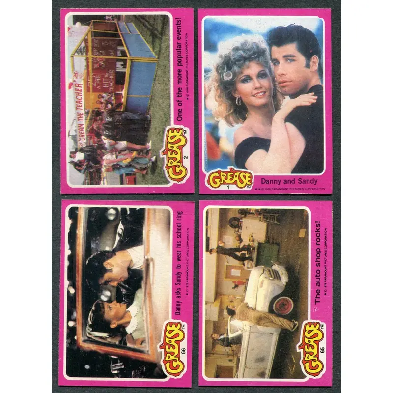 1978 Topps Grease Complete Series 1 Set (66) NM NM/MT