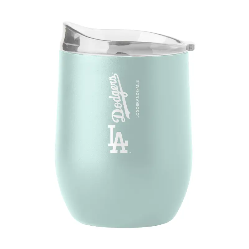 LA Dodgers 16oz Vertical Powder Coat Curved Beverage