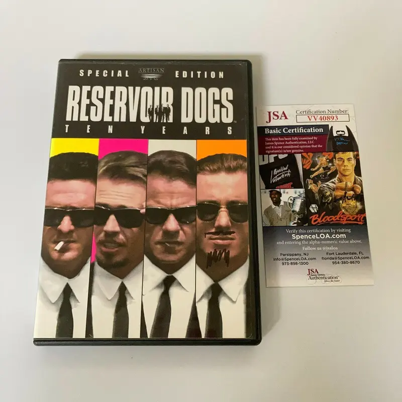 Michael Madsen Signed Reservoir Dogs DVD Movie JSA COA