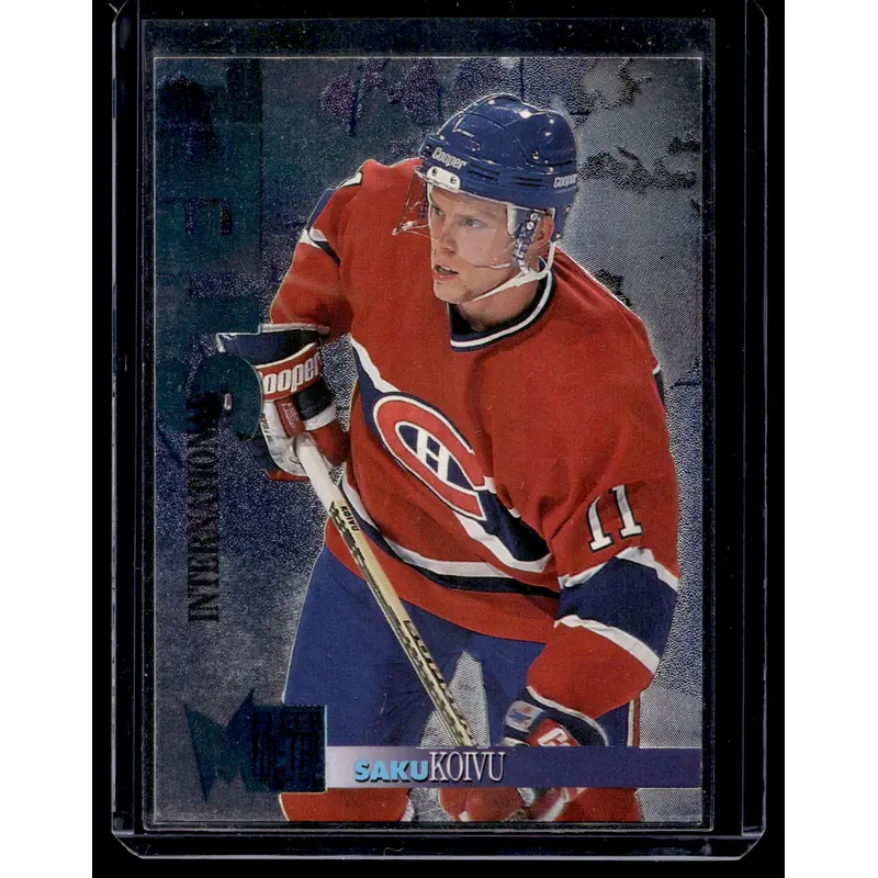 1995-96 Fleer Metal - International Steel - Saku Koivu #10
