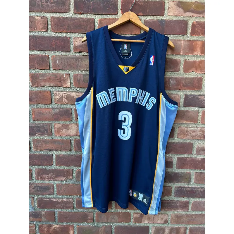 2009 / 2010 Adidas Allen Iverson Authentic Memphis Grizzlies Jersey Sz 48 XL