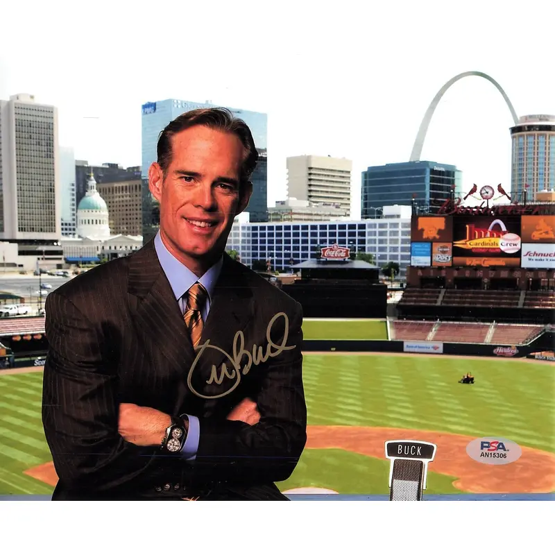 JOE BUCK signed 8x10 photo PSA/DNA Autographed Commentator Sports