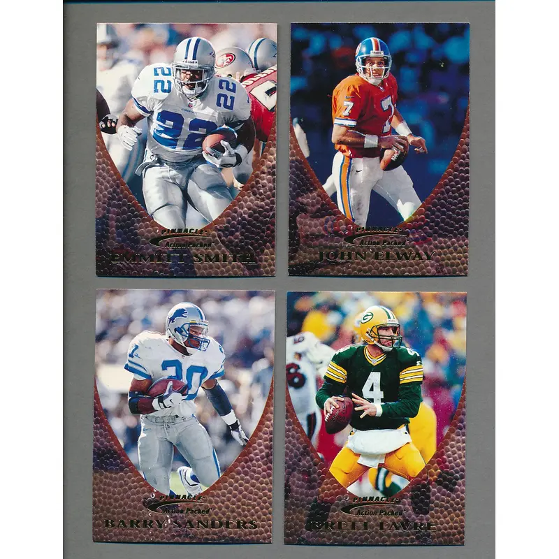 1997 Action Packed Football Complete Set (125) NM/MT MT