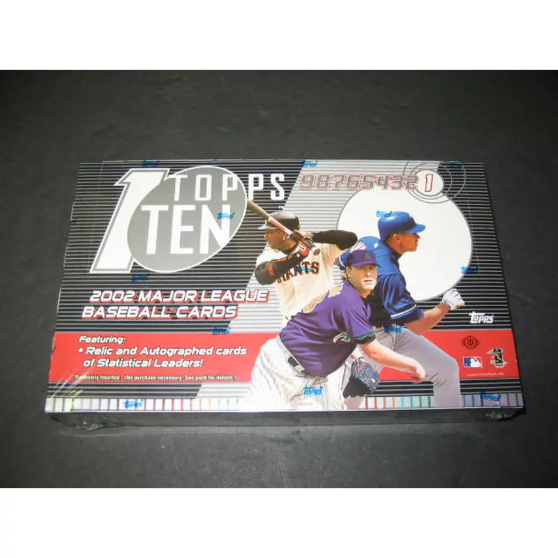 2002 Topps Ten Baseball Box (Hobby)