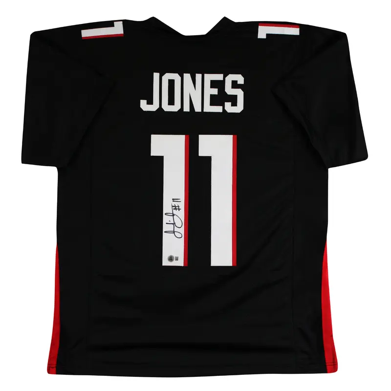 Julio Jones Authentic Signed Black Pro Style Jersey Autographed BAS Witnessed
