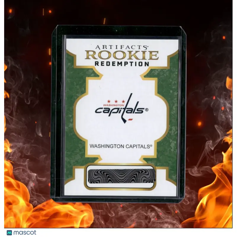 2024-25 Upper Deck Artifacts Washington Capitals Emerald Green Redemption Rookie