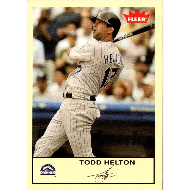 2005 Fleer Tradition Todd Helton #29