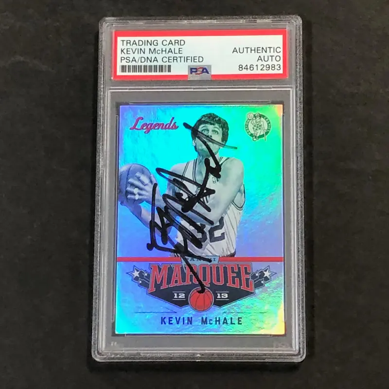2012-13 Panini Marquee Legends #146 Kevin McHale Signed Card AUTO PSA Slabbed Celtics