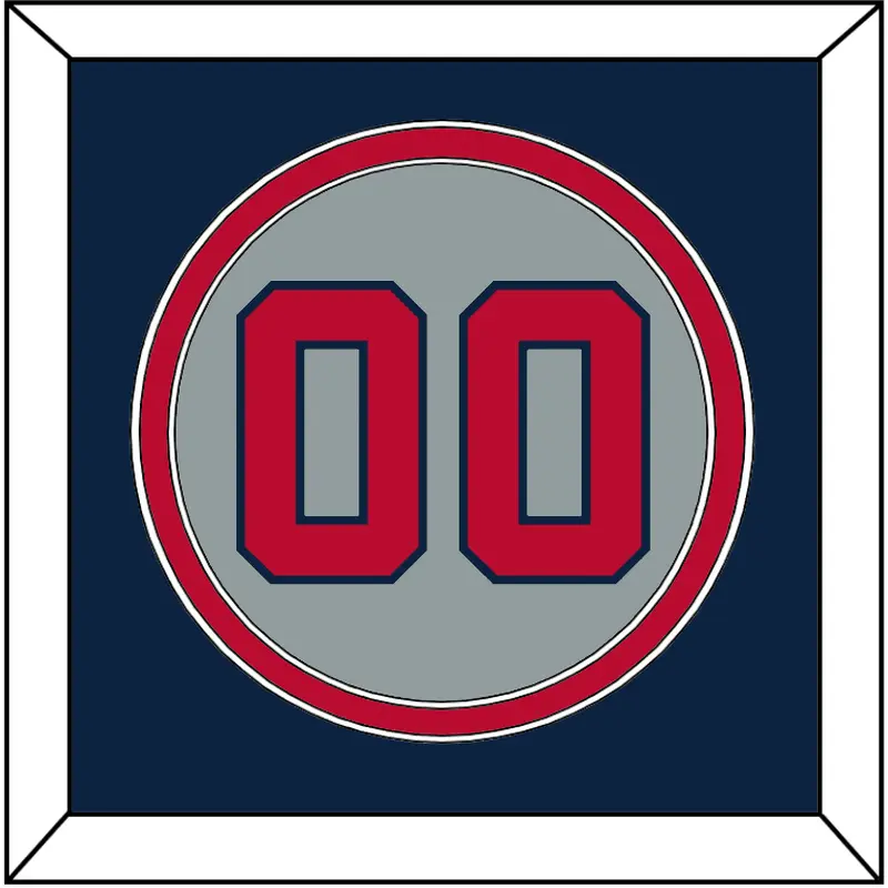 Atlanta Number - Road Gray - Double Mat 4