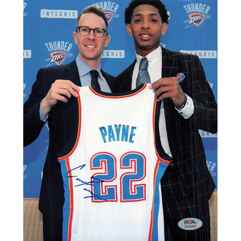 CAMERON PAYNE signed 8x10 photo PSA/DNA Oklahoma City Thunder Autographed