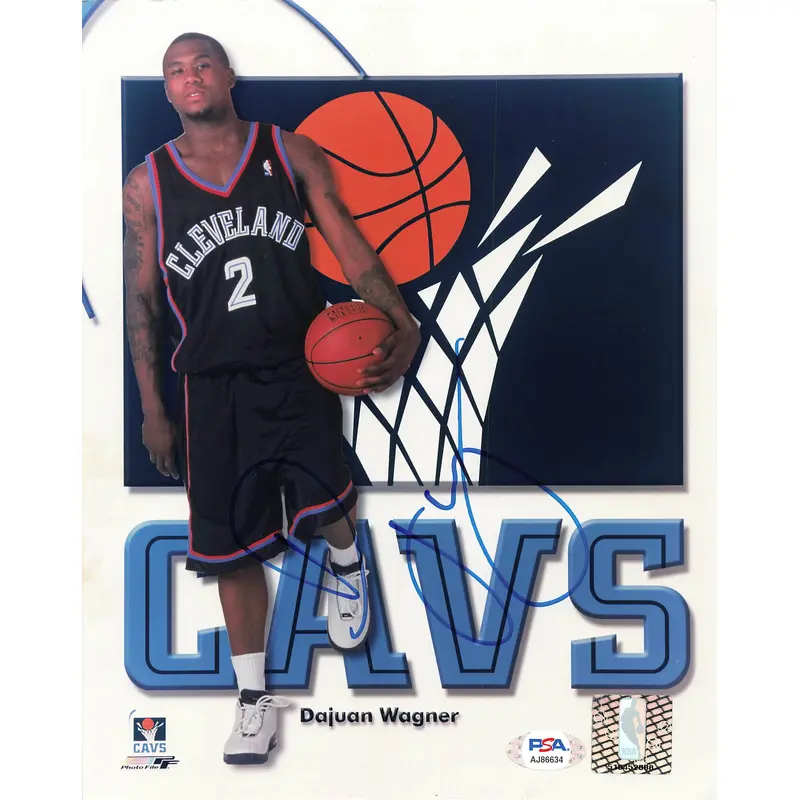 Dajuan Wagner Signed 8x10 photo PSA/DNA Cleveland Cavaliers Autographed