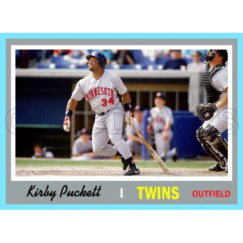 Kirby Puckett 1970 Topps Custom Card - 4569