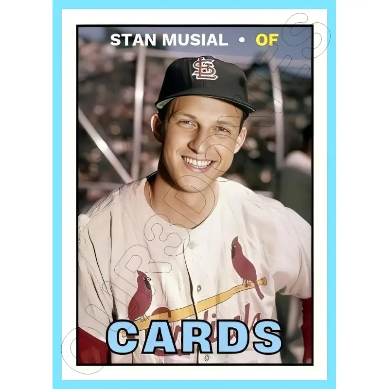 Stan Musial 1967 Topps Custom Card - 4484