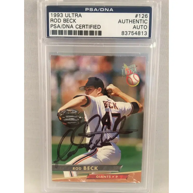 1993 Ultra Rod Beck Signed Autographed Baseball Card Psa Dna