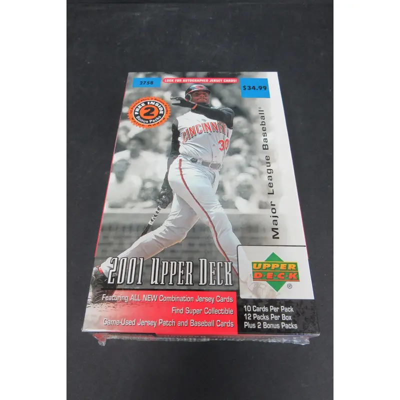 2001 Upper Deck Baseball Series 1 Blaster Box (14/10)