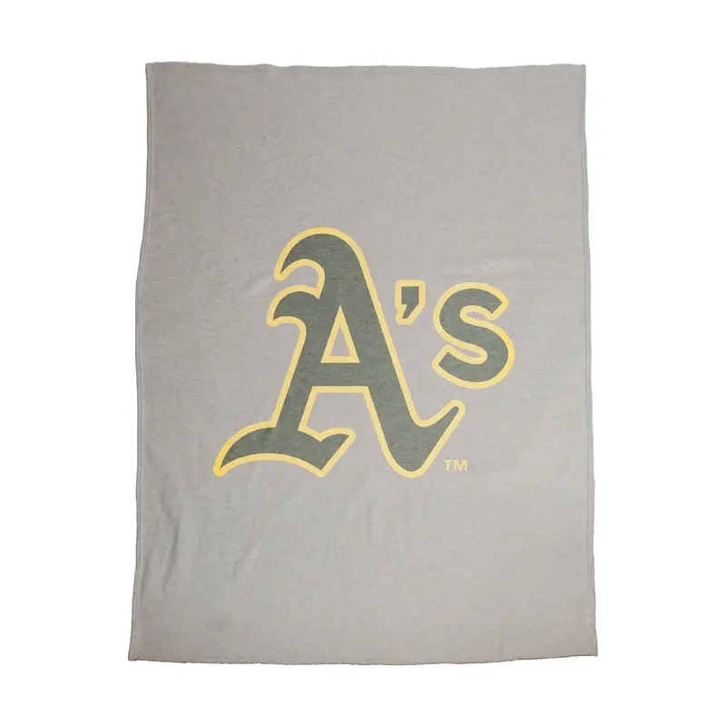 Athletics Oversized Logo Sublimated Sweatshirt Blanket