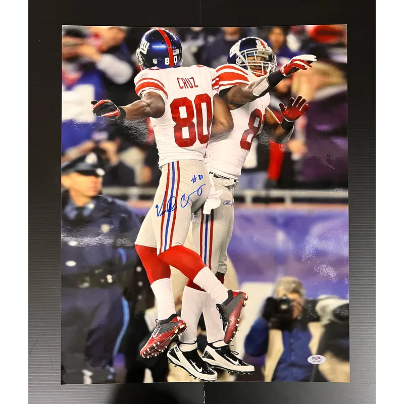 Victor Cruz signed 16x20 photo PSA/DNA New York Giants Autographed