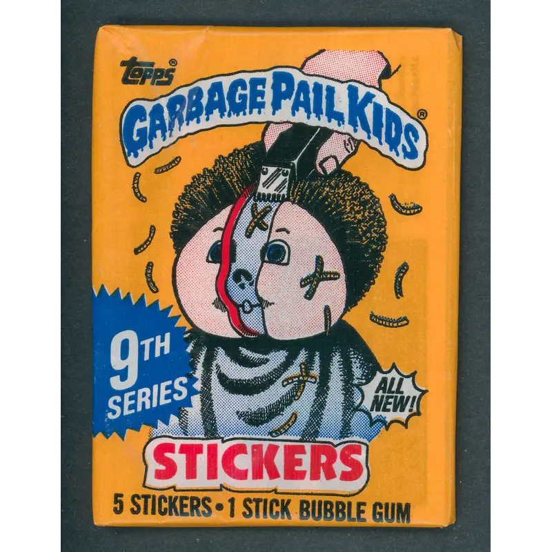 1987 Topps Garbage Pail Kids Series 9 Unopened Wax Pack (All New) (U.S.)