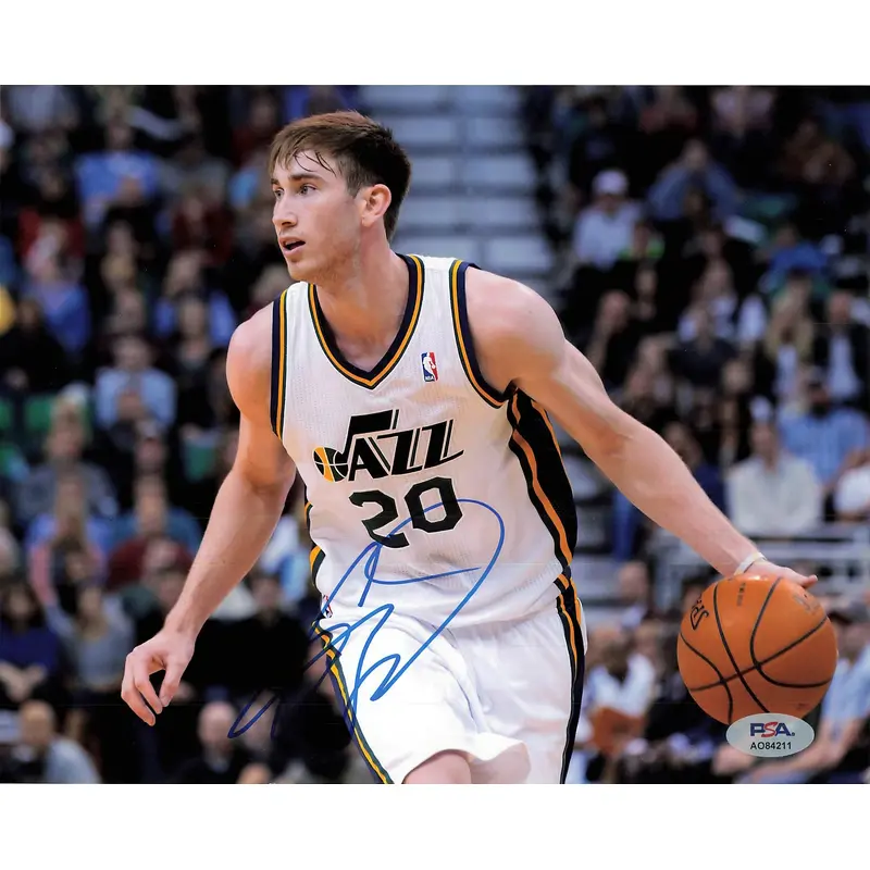 Gordon Hayward signed 8x10 photo PSA/DNA Jazz Autographed