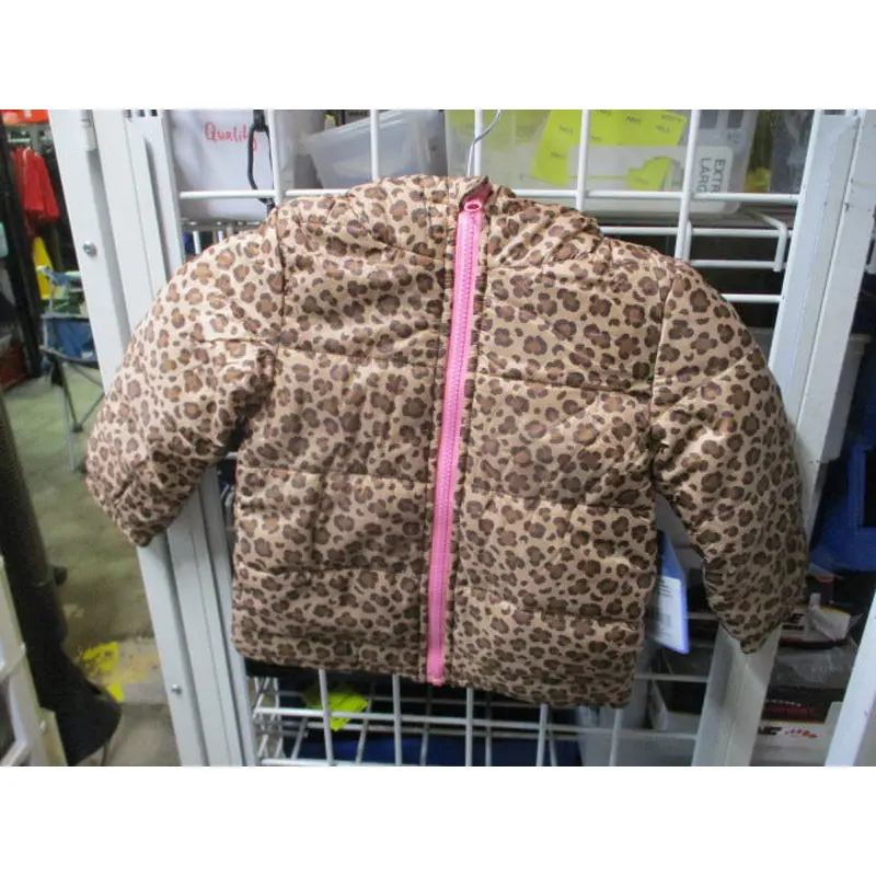 New Pulse Nova Preschool Snow Jacket Youth Size Medium (6) - Leopard
