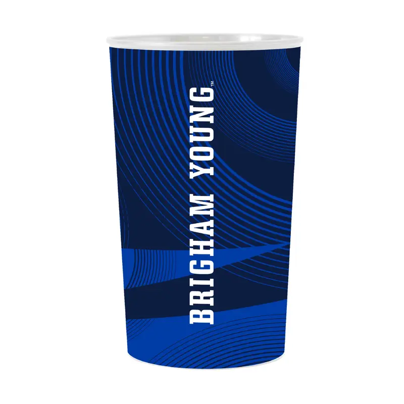 BYU Geo Pattern 4-Pack Hardwall Cup