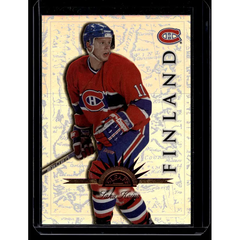 1997-98 Leaf International Stars - Universal Ice - Saku Koivu #19 PR250