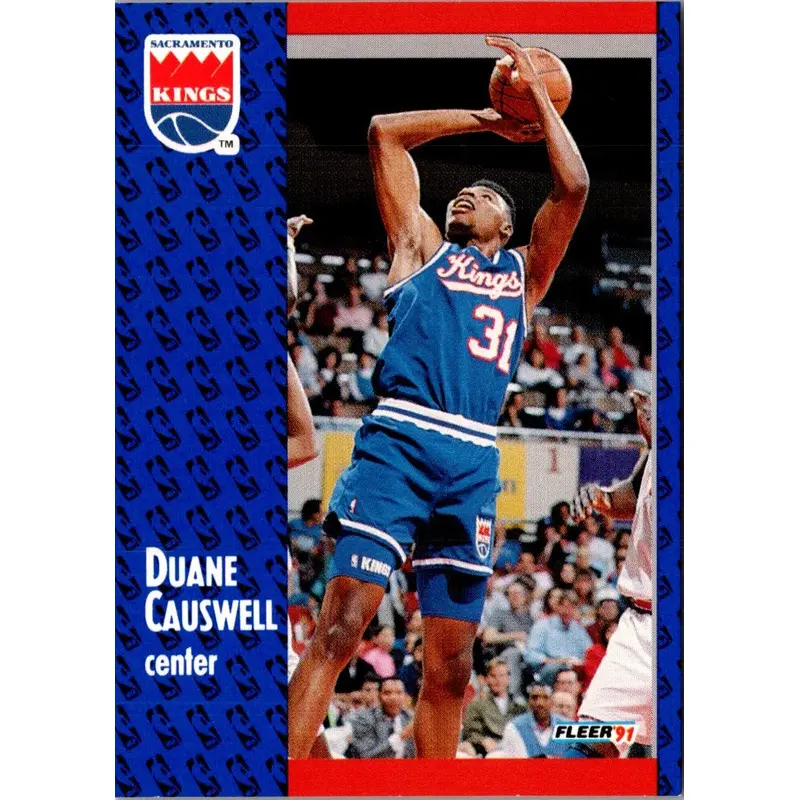 1991 Fleer Duane Causwell #175 Rookie