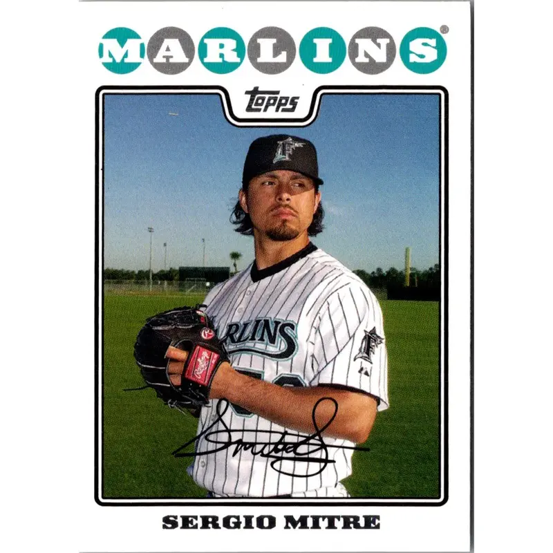 2008 Topps Sergio Mitre #619